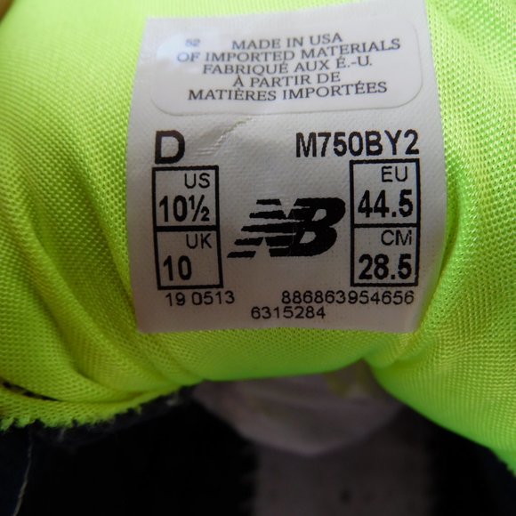 size 10.5 mens new balance running 750v2 shoes worn once :) no insoles - Picture 16 of 16